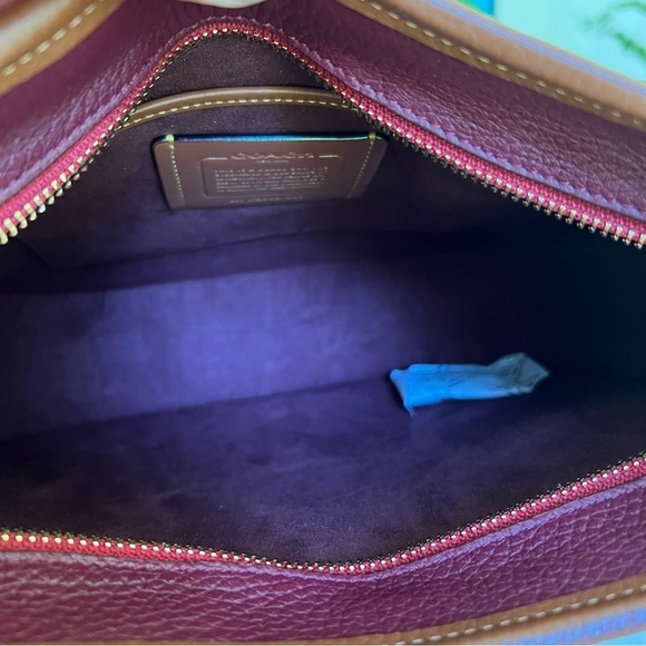 NWOT Coach 1941 Emery Crossbody Colorblock Red Apple Glovetanned Leather 688 - Picture 11 of 16